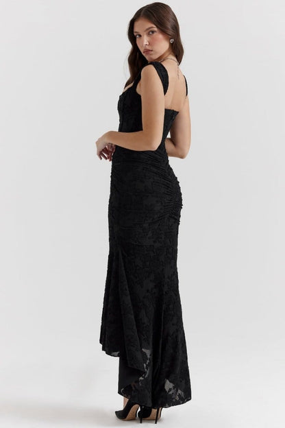 Valeria Montes Vestido Elegante Estilo Corsé