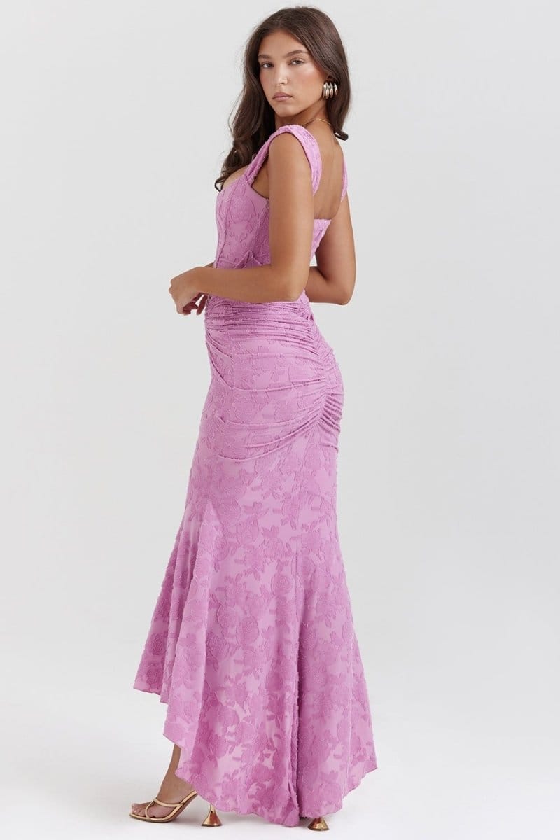 Valeria Montes Vestido Elegante Estilo Corsé