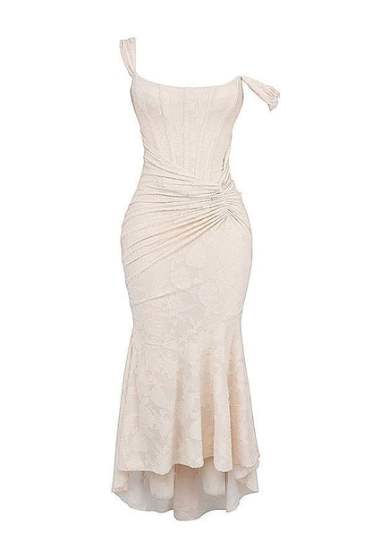 Valeria Montes Vestido Elegante Estilo Corsé