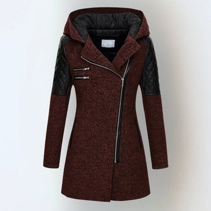 Valeria Montes Vinotinto / S Katrin | Elegante chaqueta de invierno abrigada