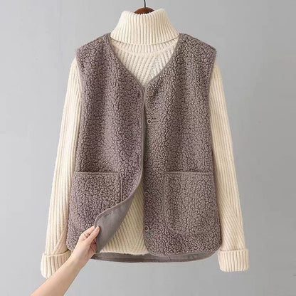 Valeria Montes XS / Beige Maria | Cardigan en lana