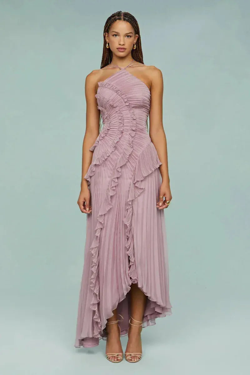 Valeria Montes XS Vestido Lavanda Elegante