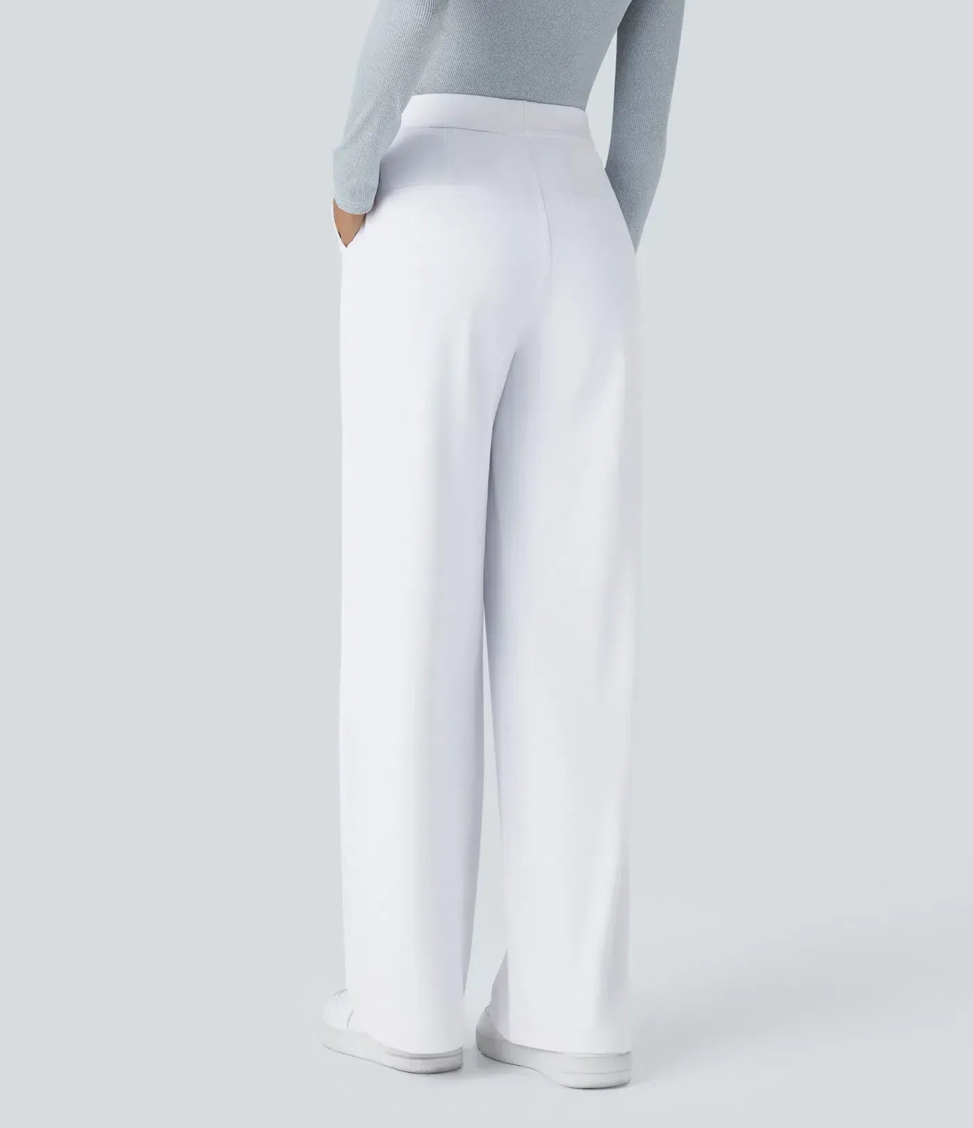 Valeria Montes XXS (30/32) / Blanco Pantalones elegantes MONO. Perfect Line