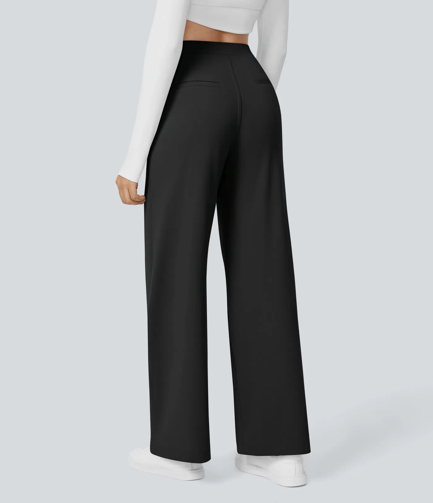 Valeria Montes XXS (30/32) / Negro Pantalones elegantes MONO. Perfect Line
